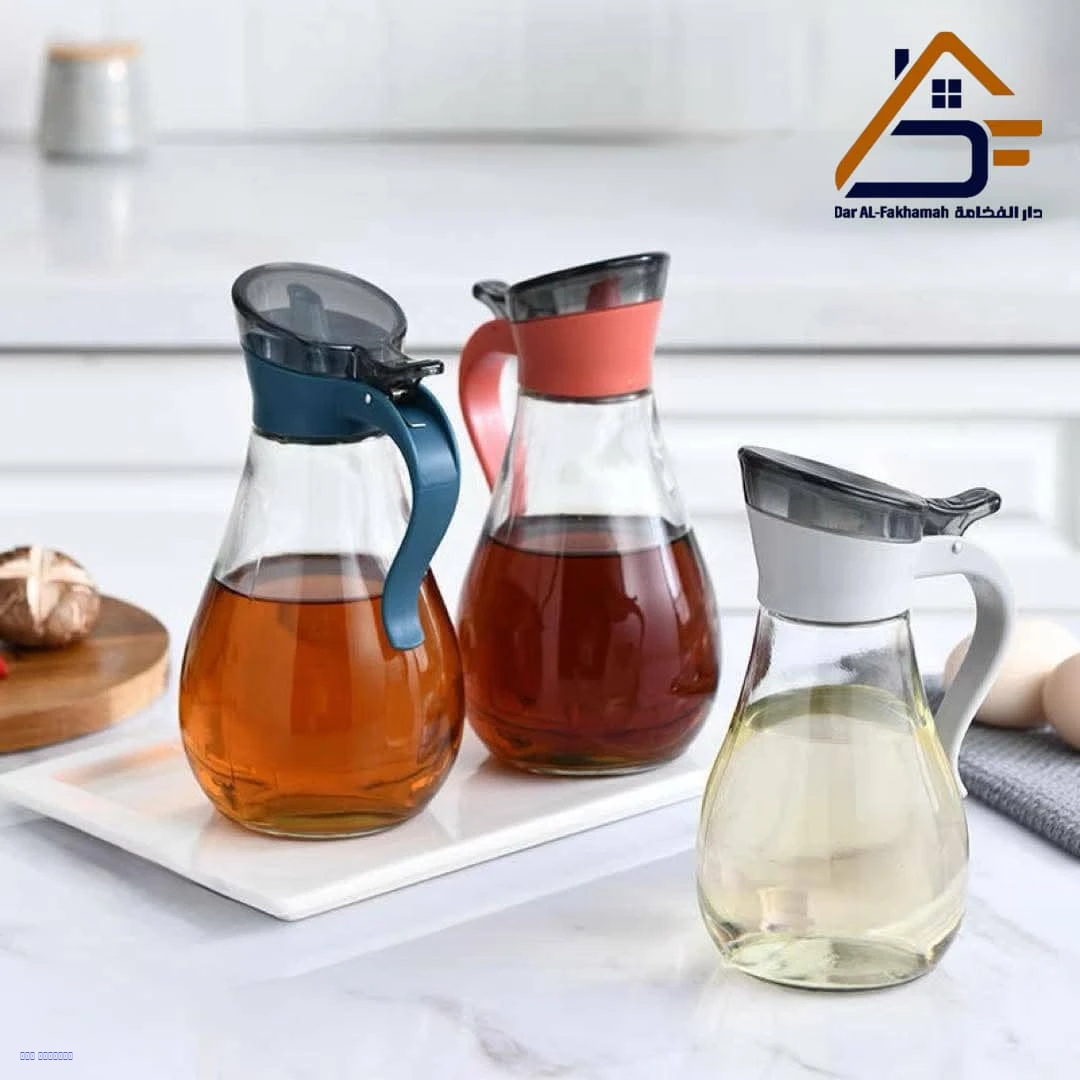 موزع زيت زجاجي فاخر – 600 مل