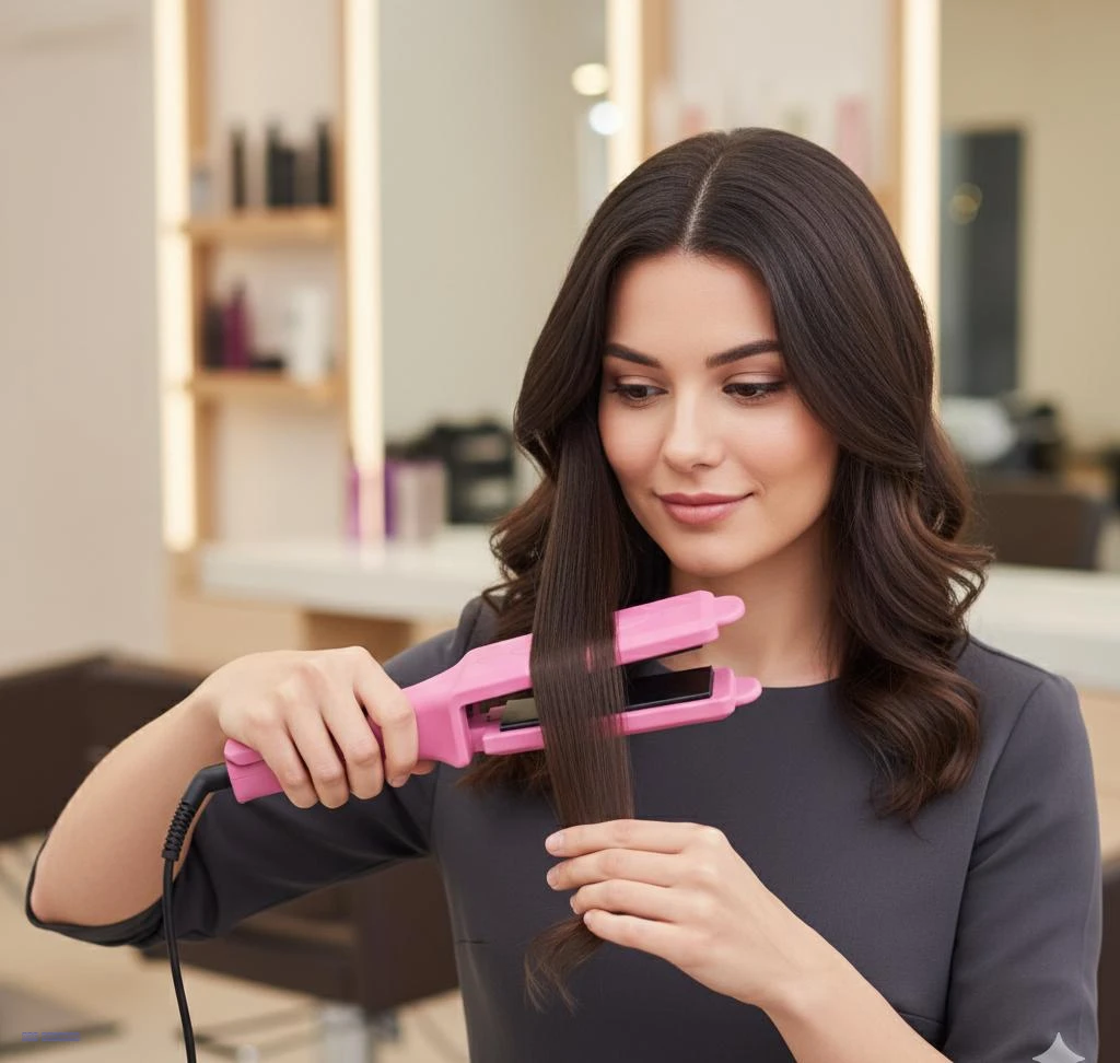 جهاز مملّس ومموّج الشعر الاحترافي