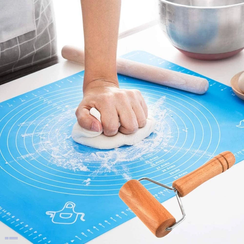 عرض فرد العجين والمعجنات – فرادات + مفرش سيليكون 40×50