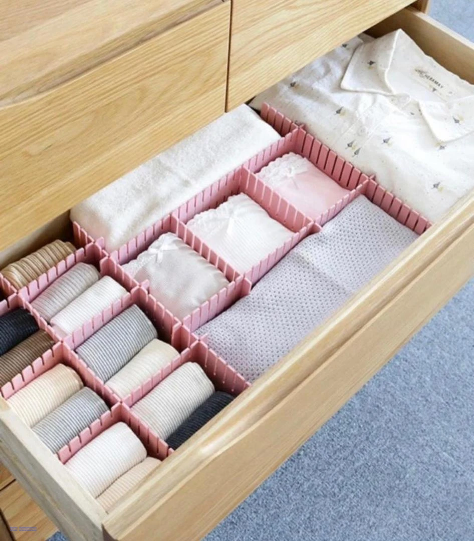 منظم ومقسم الخزانات والأدراج – 4 صفائح مرنة