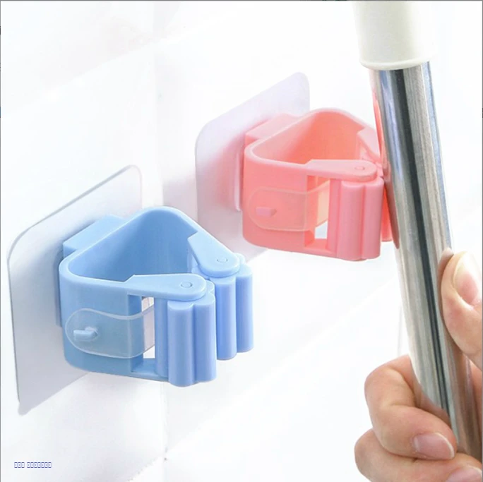 حامل مماسح ومكانس لاصق – قطعتين