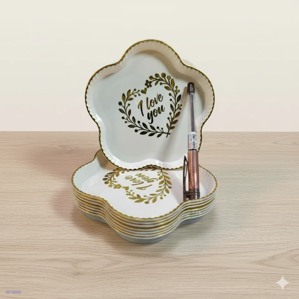 8 صحون تقديم اكريليك